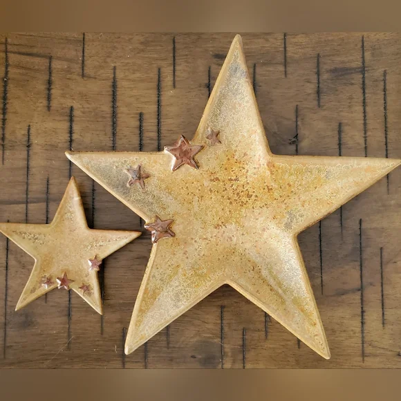 Ceramic Star Dishes Trinket Trays - Picture 1 of 3